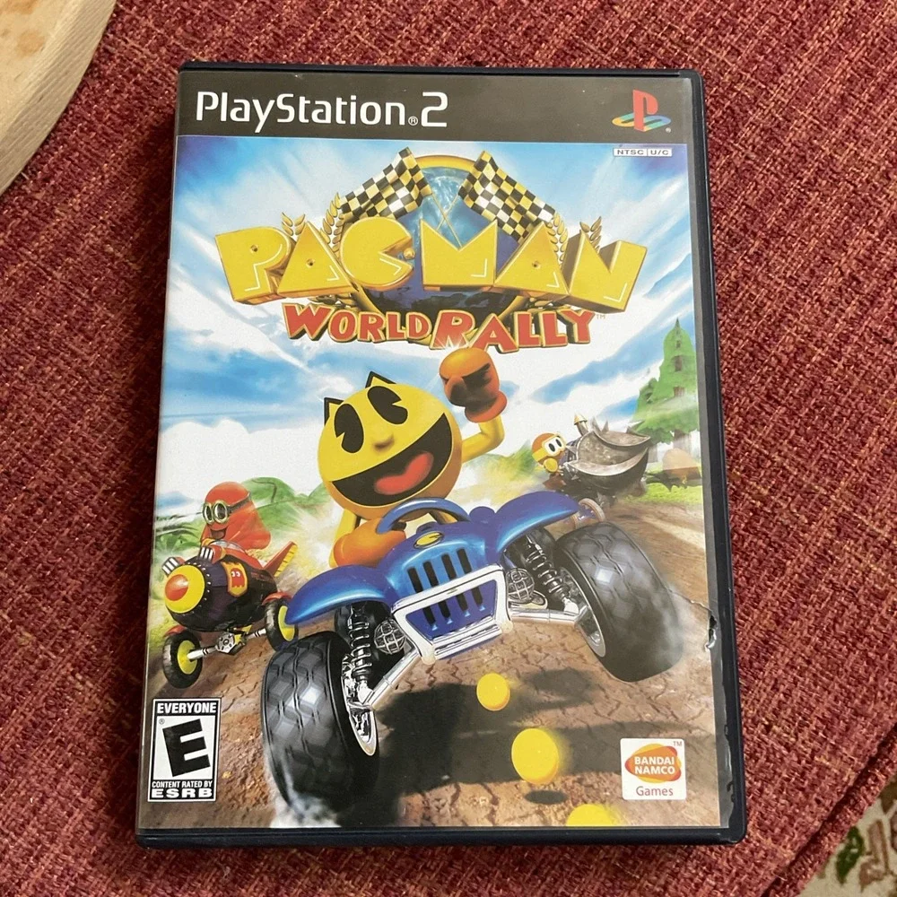 Pac Man World Rally PS2 PlayStation 2 Video Game CIB includes manual r1s7 0783